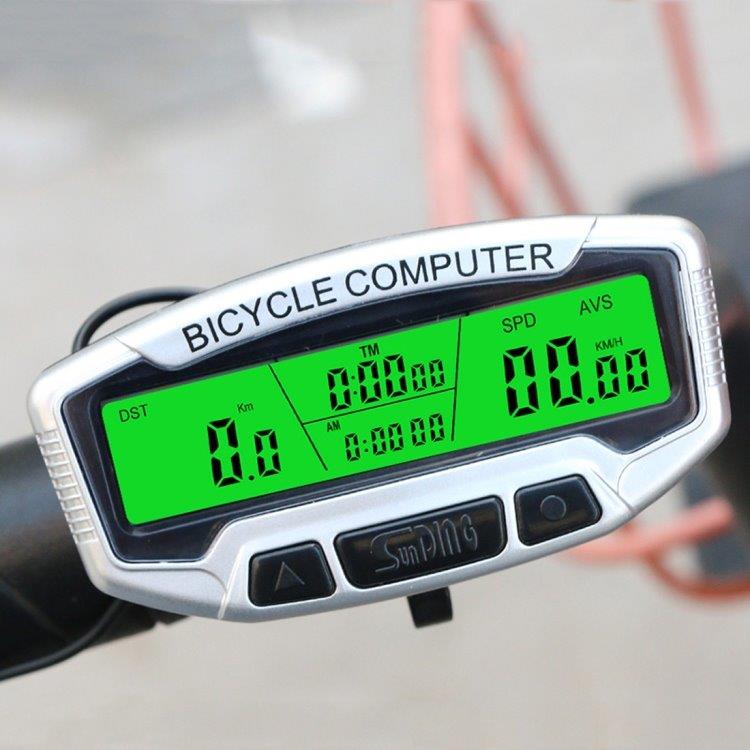 Sykkeldator med skjermbelysning