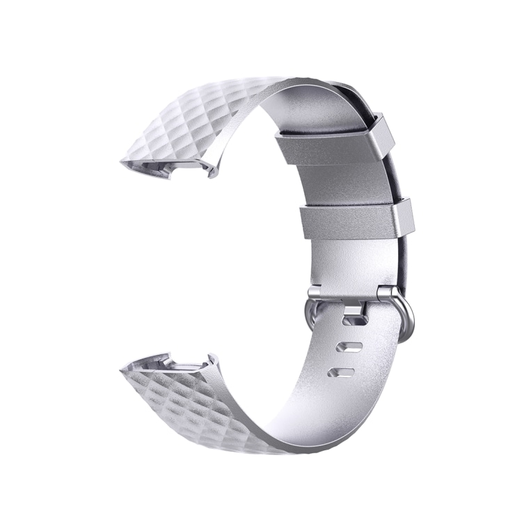 Silikonarmbånd Fitbit Charge 4 / Charge 3 / Charge 3 SE 18mm - Sølv