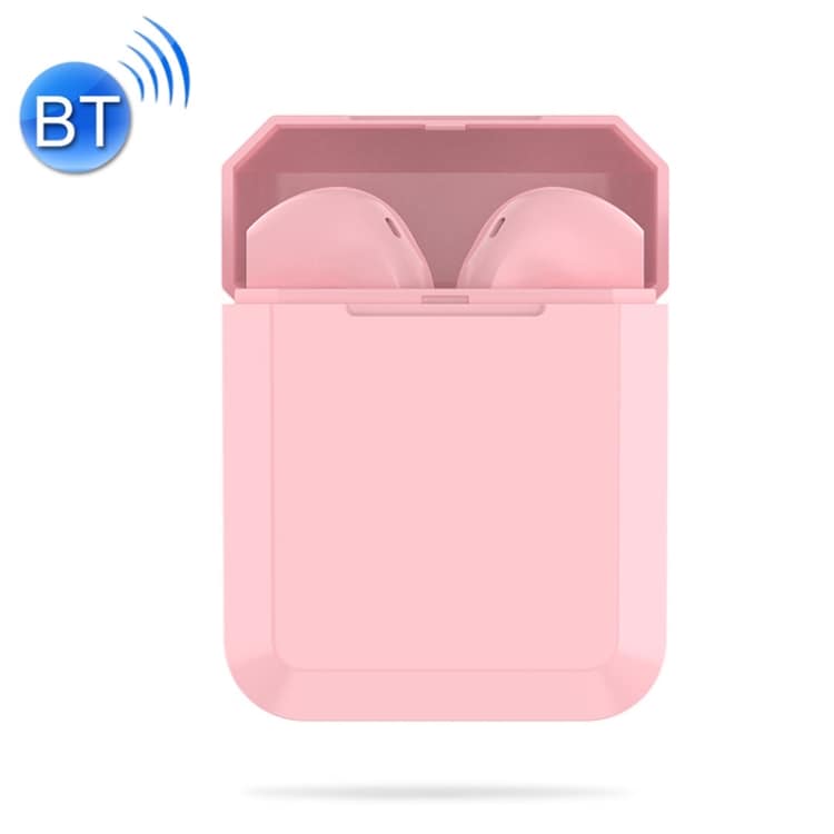 InPods 2 TWS V5.0 Bluetooth med ladeboks, Rosa