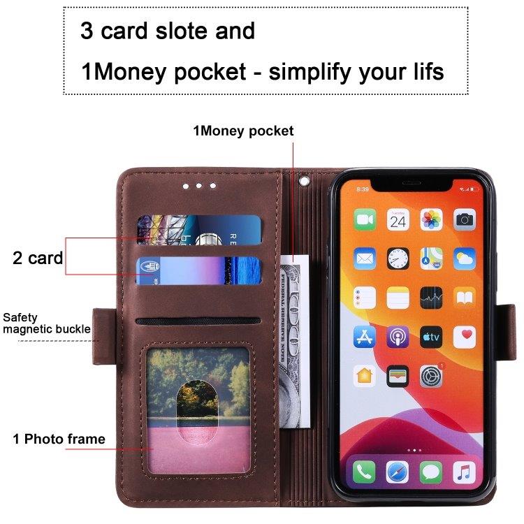 Lommebokdeksel med stativ iPhone 11, Svart