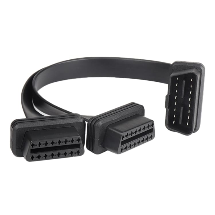 2 til 1 16PIN OBD2 Kabel - Rett