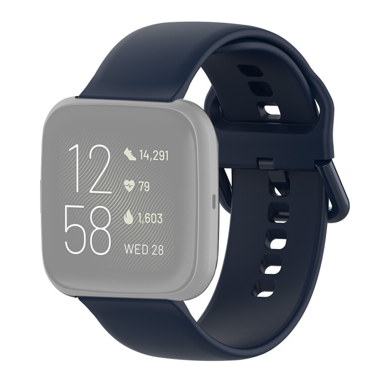 Silikonarmbånd Fitbit Versa 2 / Versa / Versa Lite 22mm - Mørkeblå