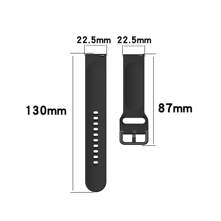 Silikonarmbånd Fitbit Versa 2 / Versa / Versa Lite 22mm - Hvit