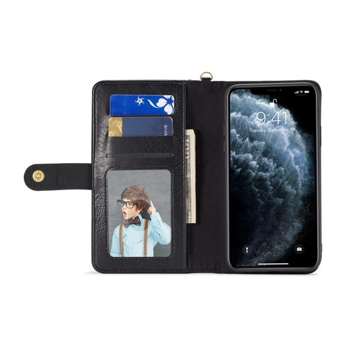Lommebokdeksel med spenne iPhone 11 Pro, Svart