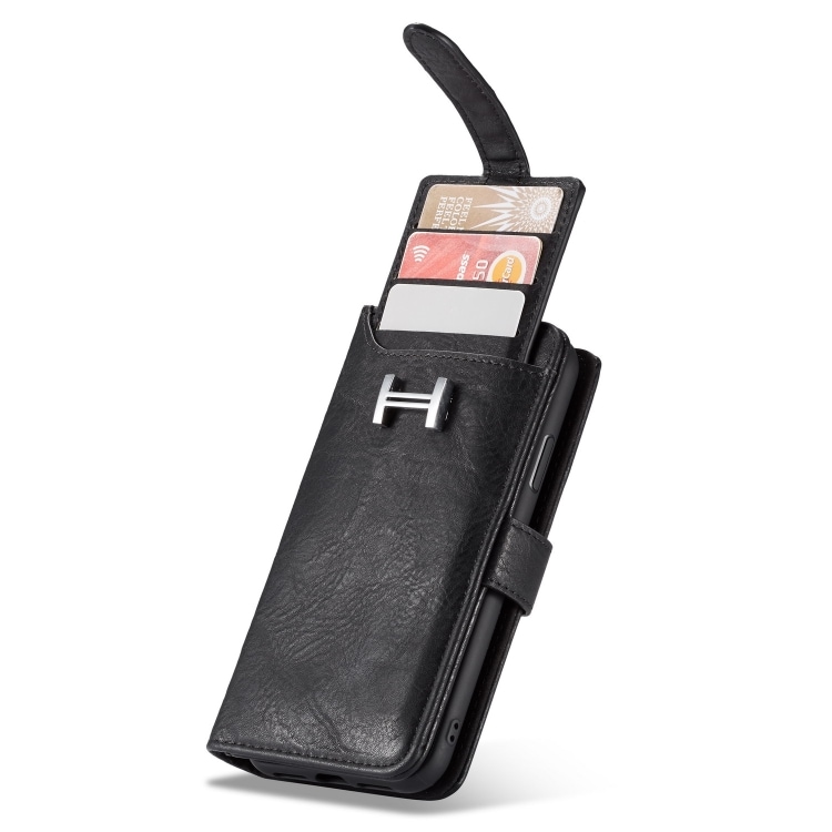 Lommebokdeksel med spenne iPhone XS Max, Svart