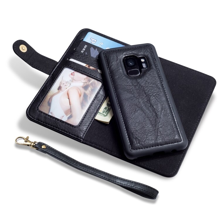 Lommebokdeksel med spenne Samsung Galaxy S9, Svart