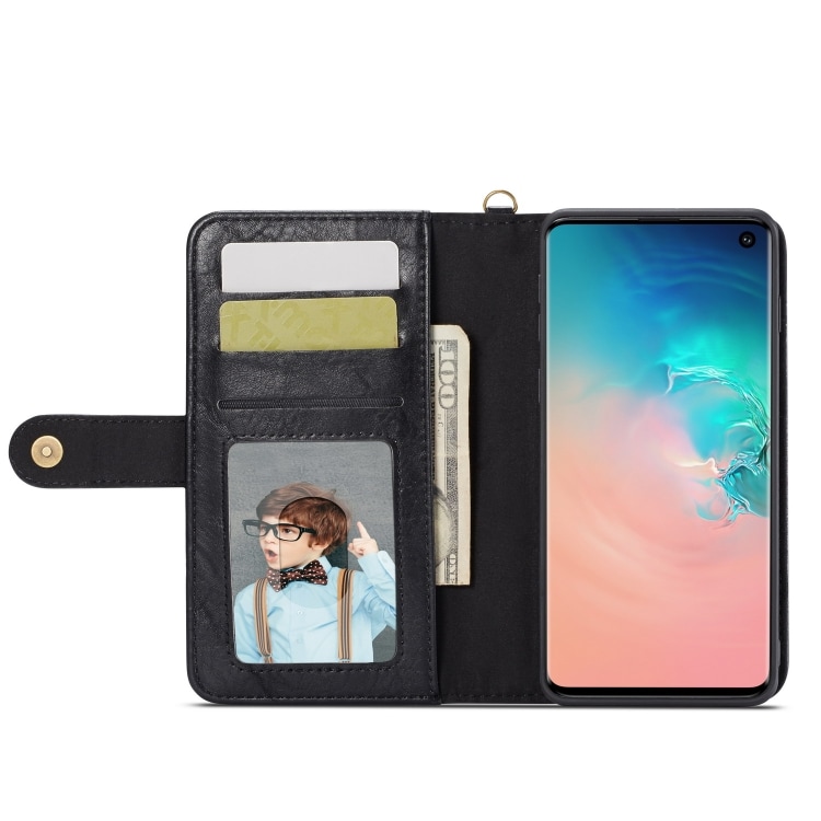 Lommebokdeksel med spenne Samsung Galaxy S10, Svart