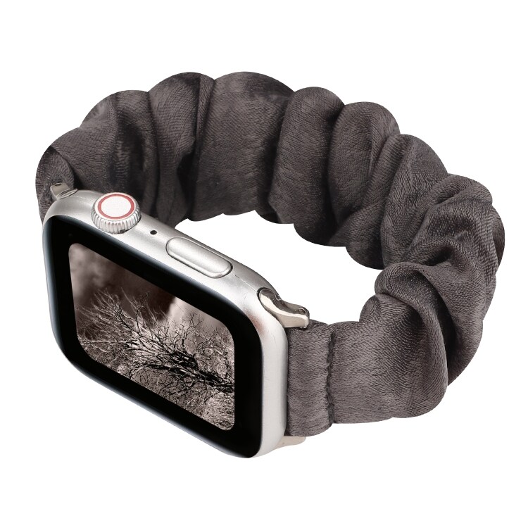 Armbånd Scrunchie Apple Watch Series 5 & 4 44mm / 3 & 2 & 1 42mm - Grå