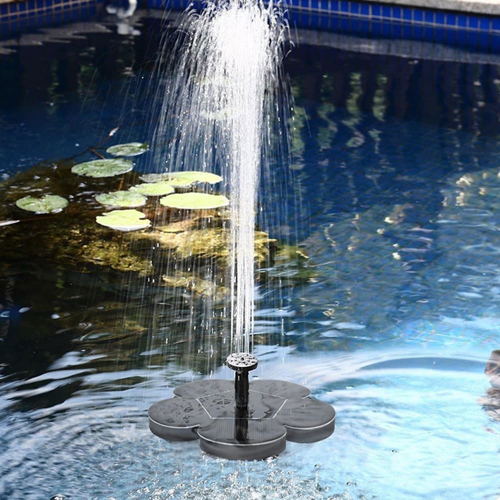 Solcelledrevet fontene vannpumpe - Blomst