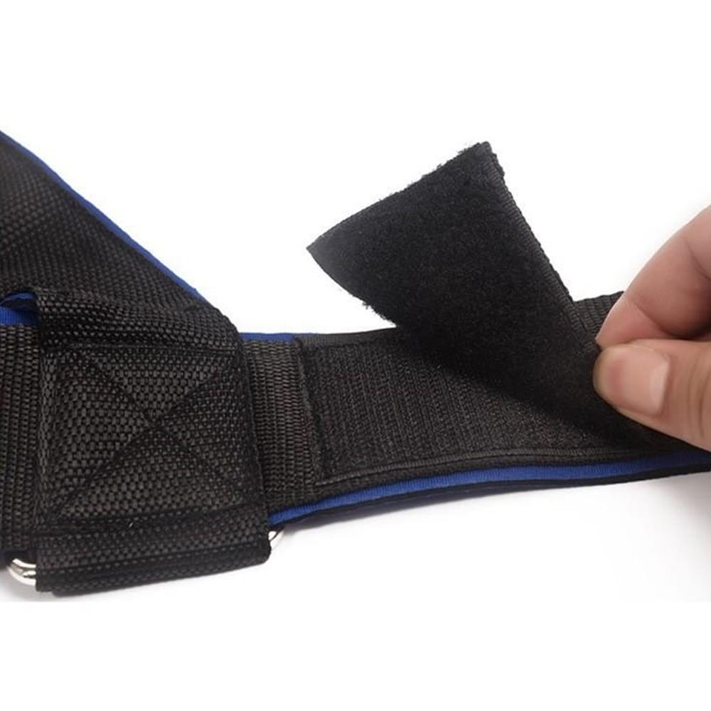 Gym Head Harness - justerbar nakketrener med stålkjetting og polstring