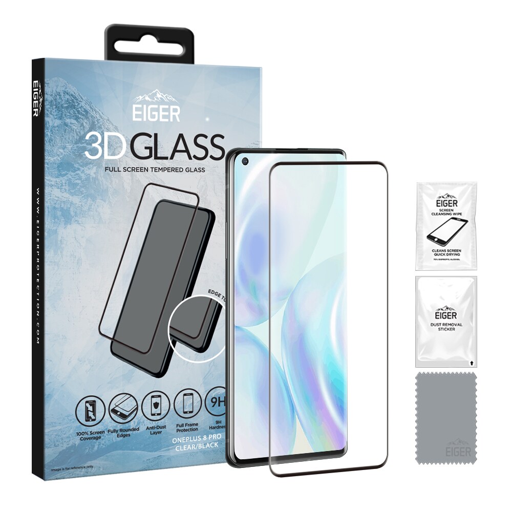 Eiger Glas Skjermbeskyttelse OnePlus 8 Pro