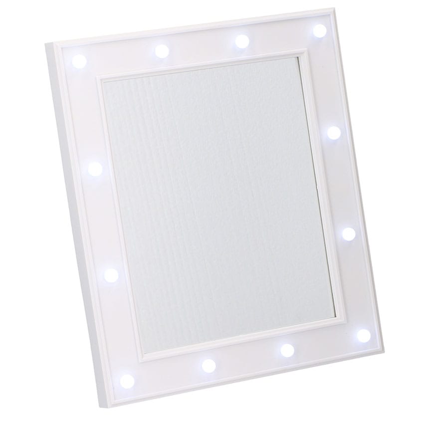 Speil med LED-belysning