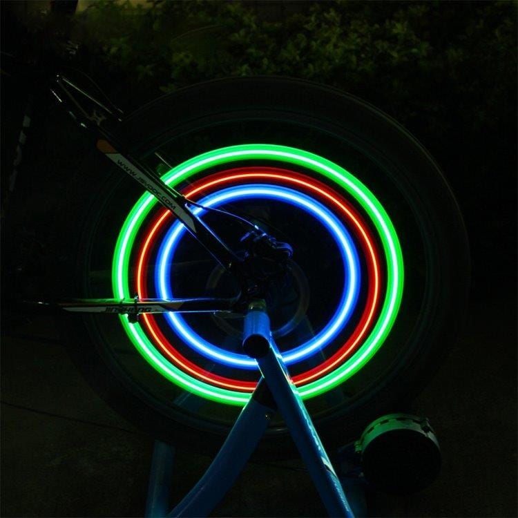 LED Sykkelhjulsbelysning 10-pk Blå