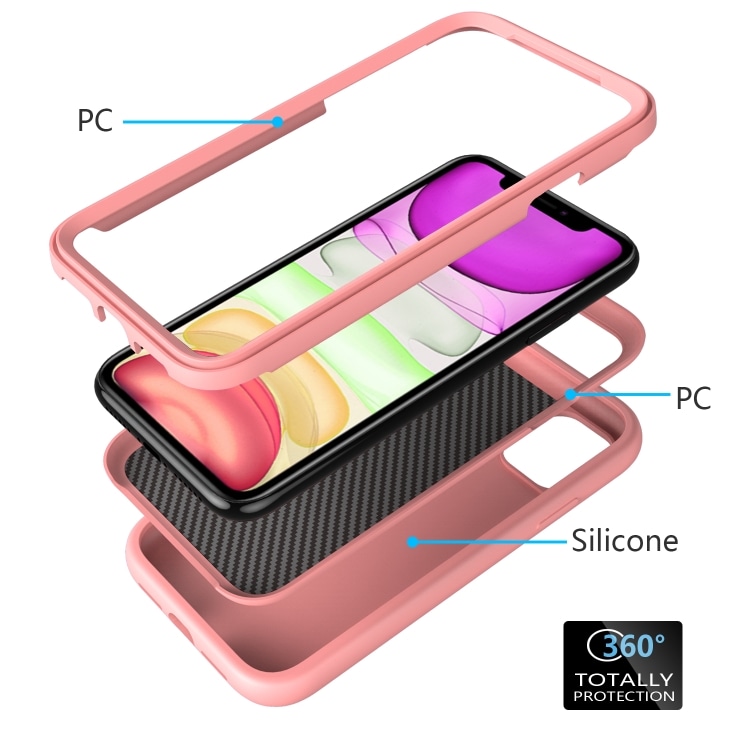 Bølgemønstret beskyttelsedeksel til iPhone 11 Pro Rosa