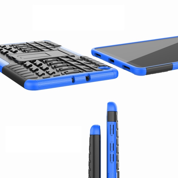 Deksel med dekkspormønster og pennholder til Samsung Galaxy Tab A 8.4 2020 Svart