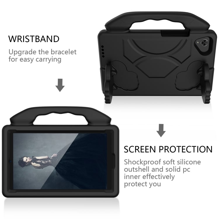 Beskyttelsedeksel med håndtak til Samsung Galaxy Tab A 8.4 2020 Svart
