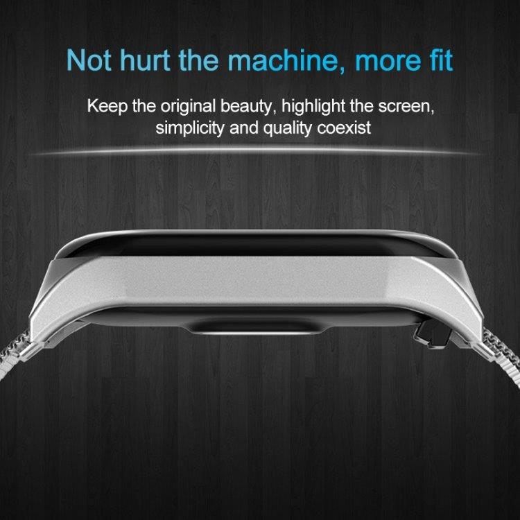 Metallarmbånd til Xiaomi Mi Bånd 4 / 3 Svart