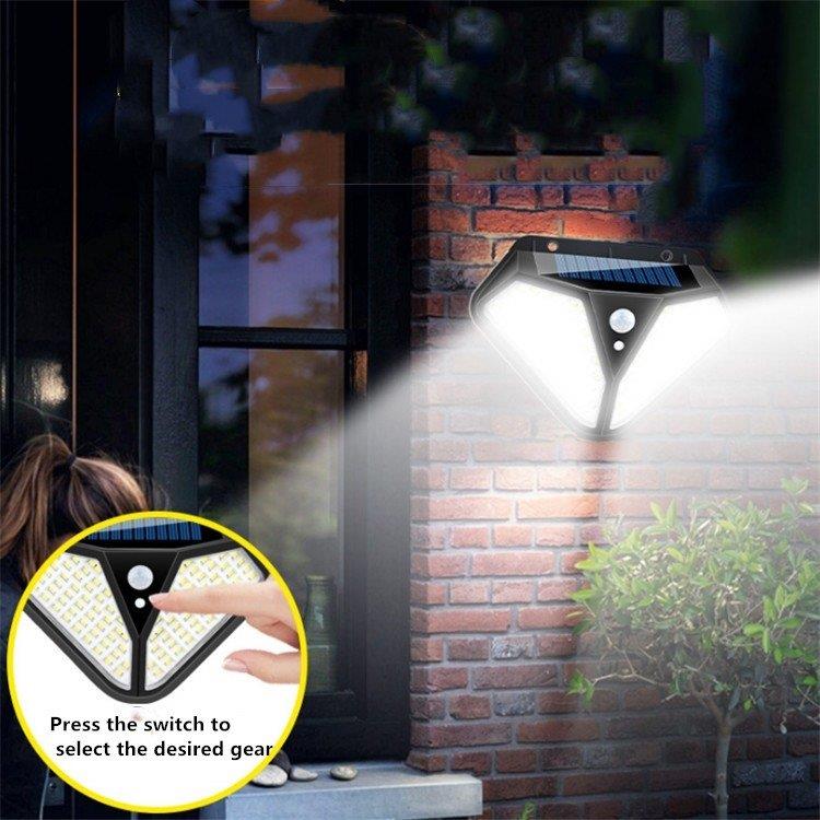 Vegglampe Solcellebelysning 102 LED