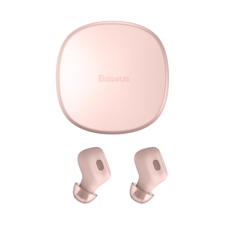 Baseus Plus True Wireless Bluetooth Headset med ladeboks Rosa