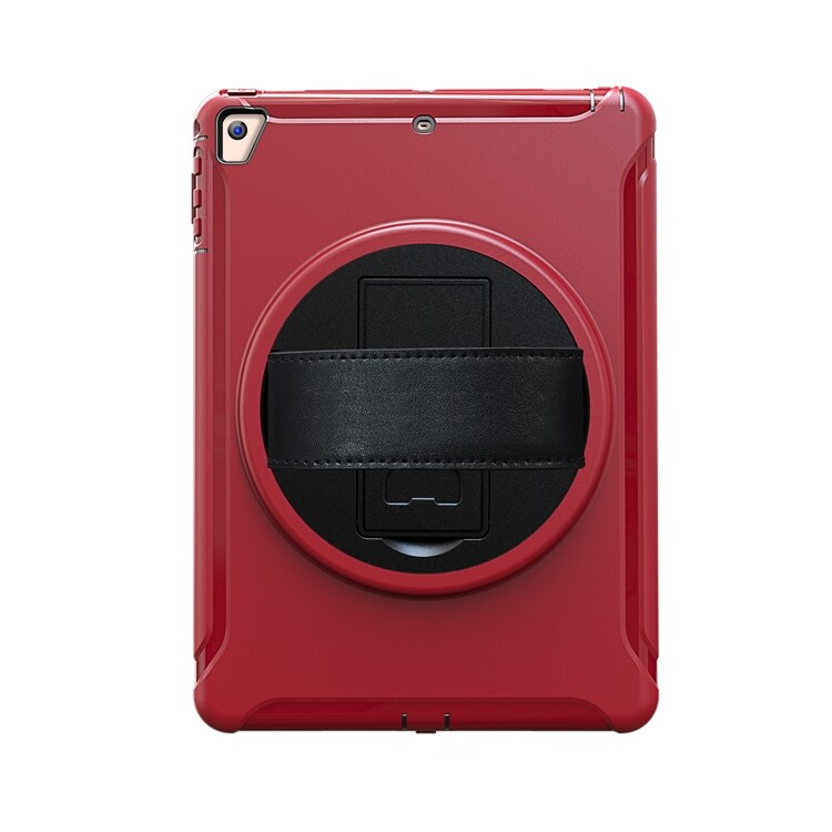 360 grader roterbar beskyttelse til iPad 9.7 inch 2017 Rød