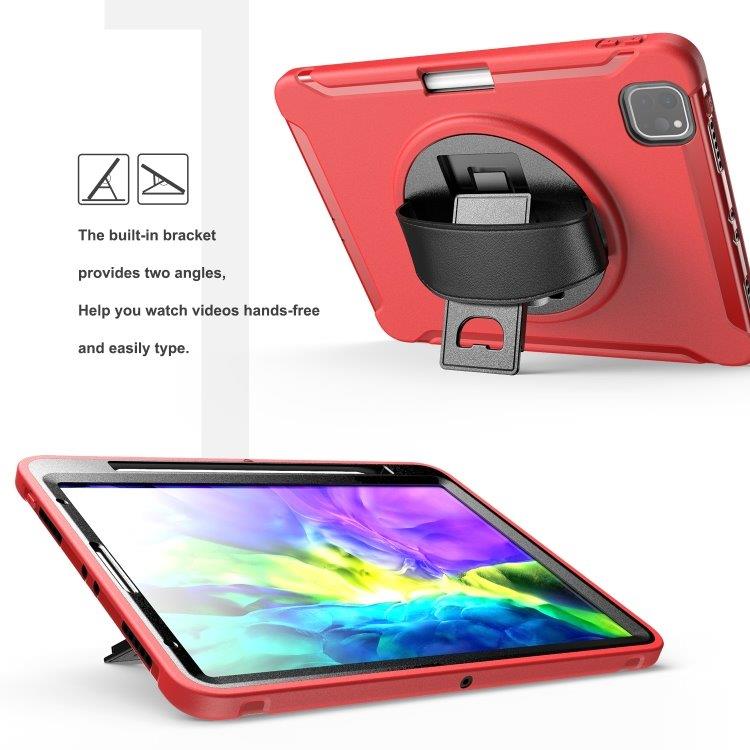Slagsikkert deksel med plass for penn til  iPad Pro 11 inch 2020 Rød