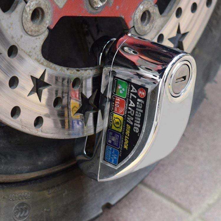 Anti-tyveri lås på håndbremse til motorsykkel og sykkel Svart