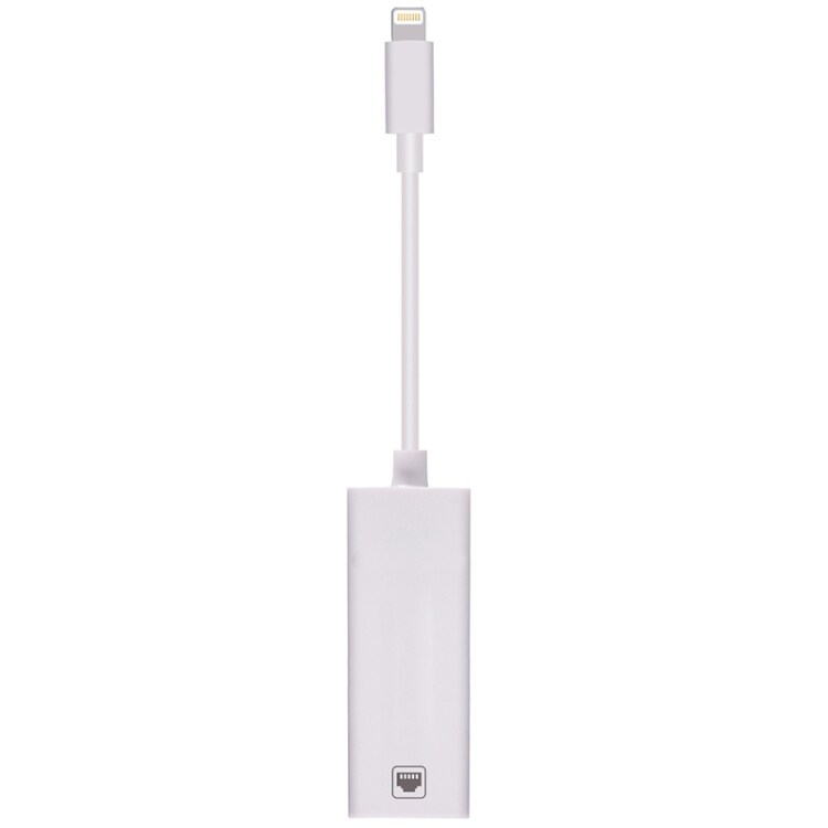 Lightning til ethernet adapter for iPhone & iPad