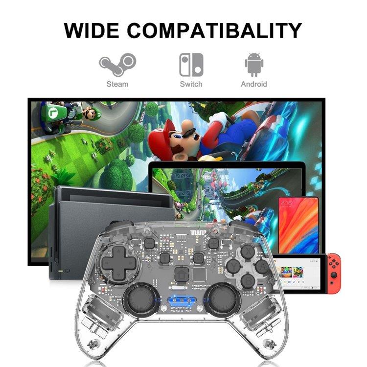 Gjennomsiktig Håndkontroll til Nintendo Switch
