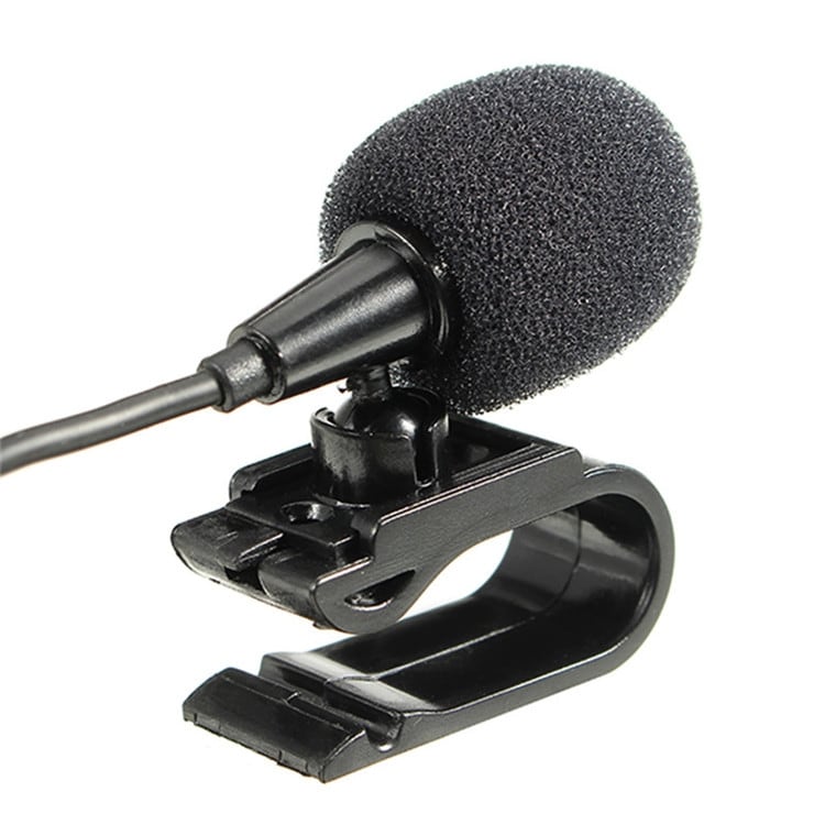 Mikrofon Mono med Clip, 2,5mm - 3 Meter