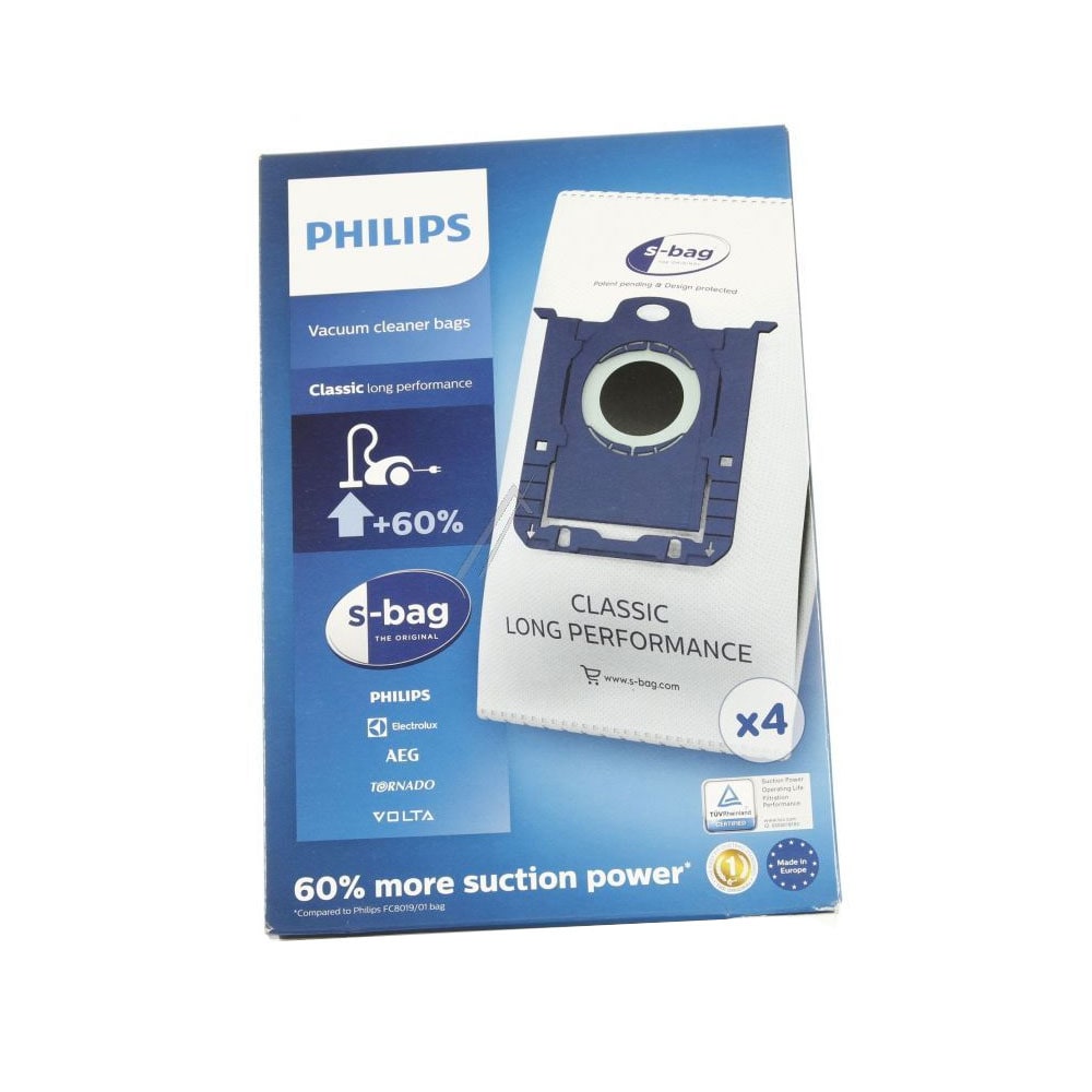 Philips S-Bag støvsugerposer 4-pk