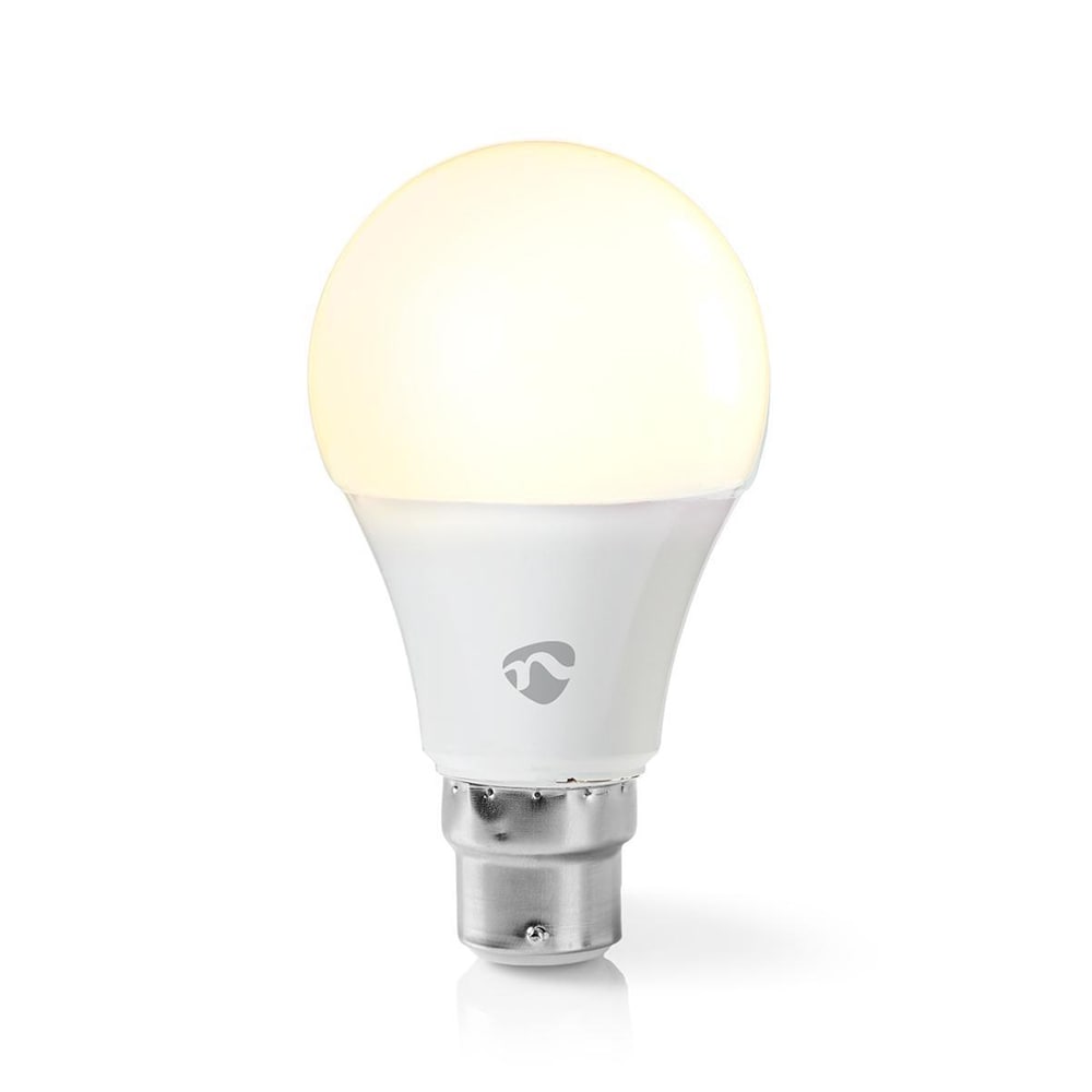 Nedis WiFi Smart LED-lyspære B22 Fullfarge og varm hvit