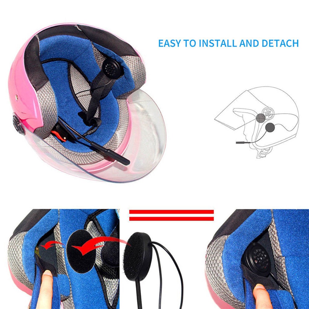 Trådløst hodesett for hjelm Bluetooth