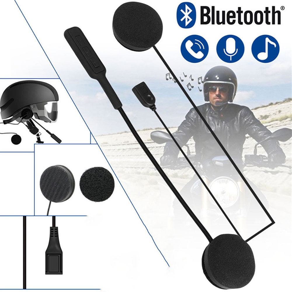 Trådløst hodesett for hjelm Bluetooth