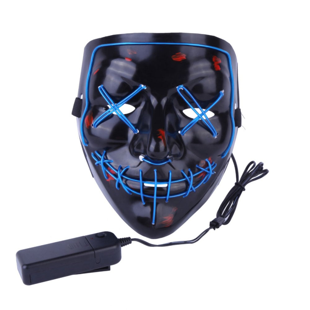 El wire purge led maske - Blå