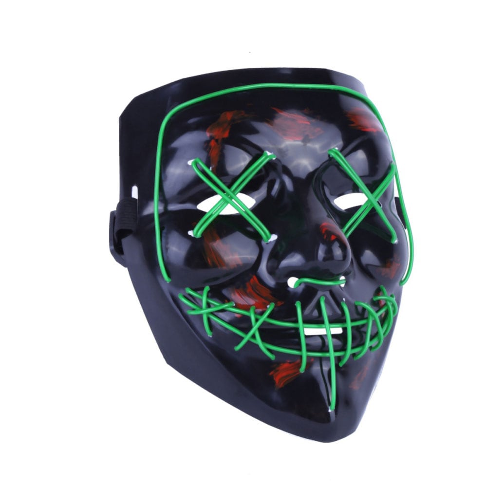 El wire purge led maske - Grønn