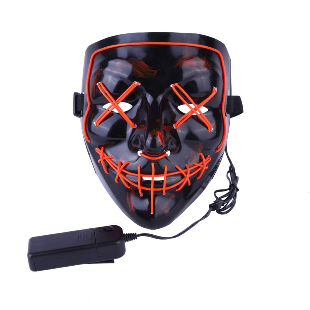 El wire purge led maske - Oransje