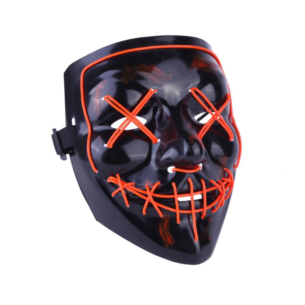 El wire purge led maske - Oransje