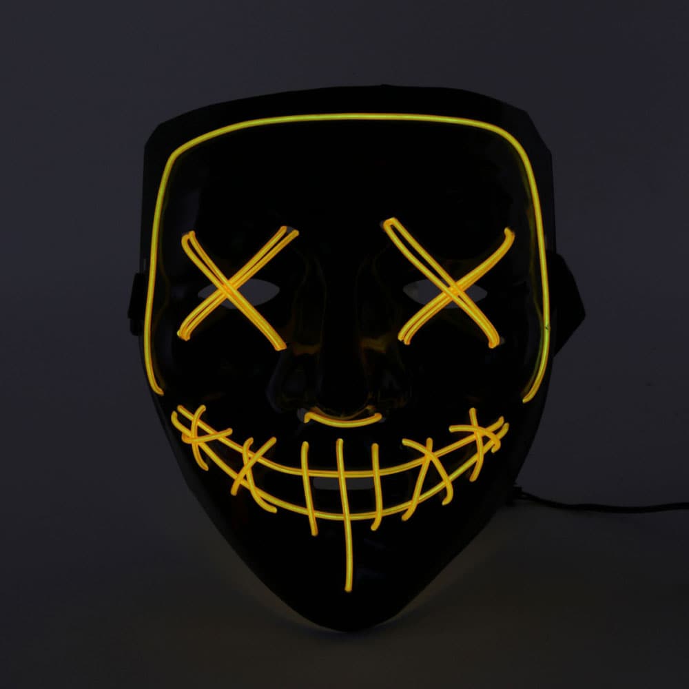 El wire purge led maske - Gul