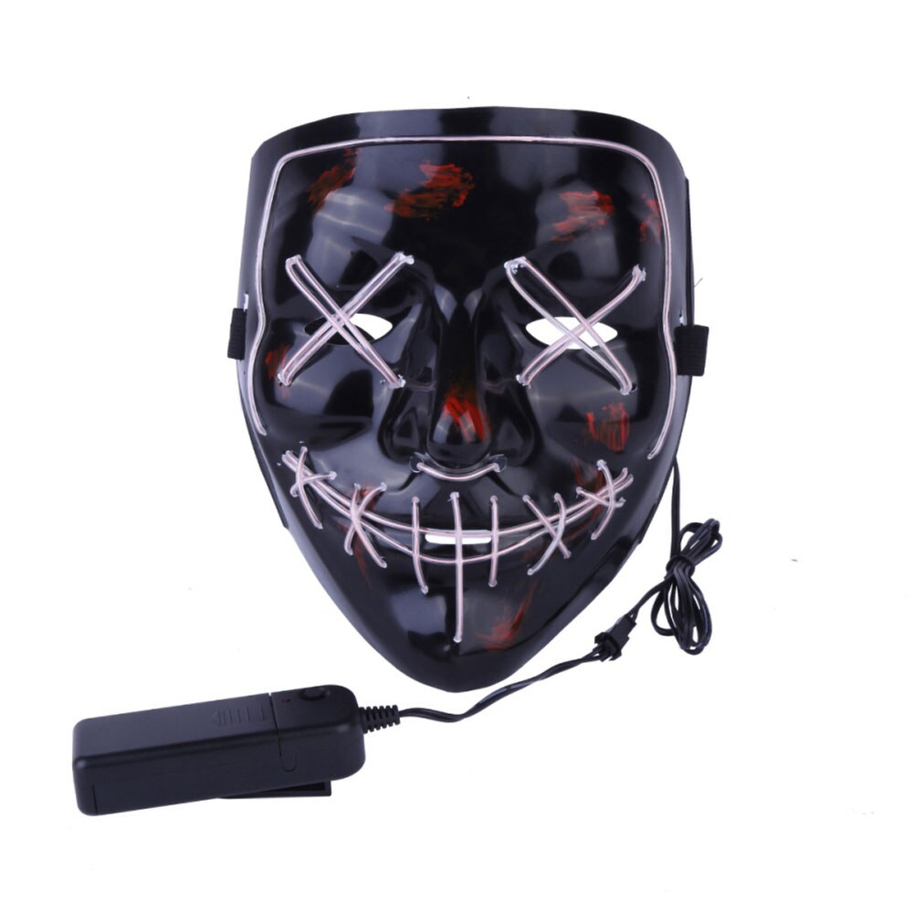 El wire purge led maske- Hvit