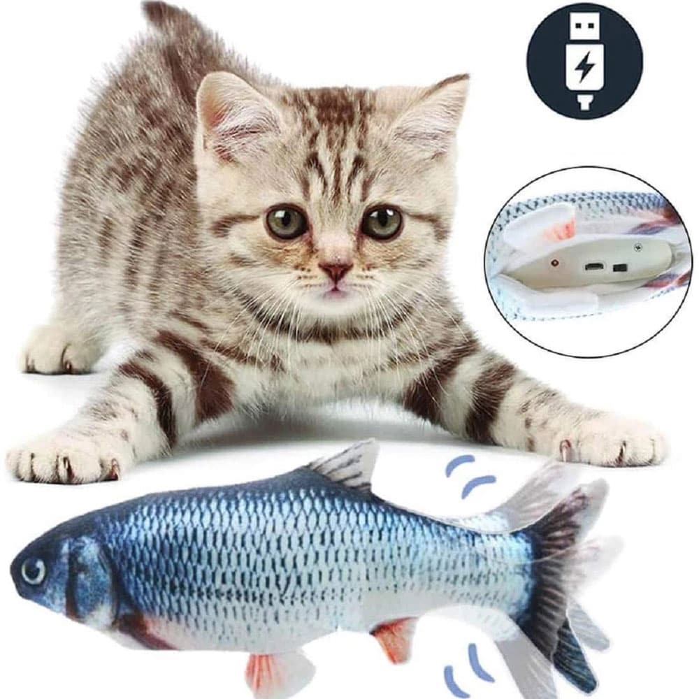Elektrisk katteleke - 3D-fisk