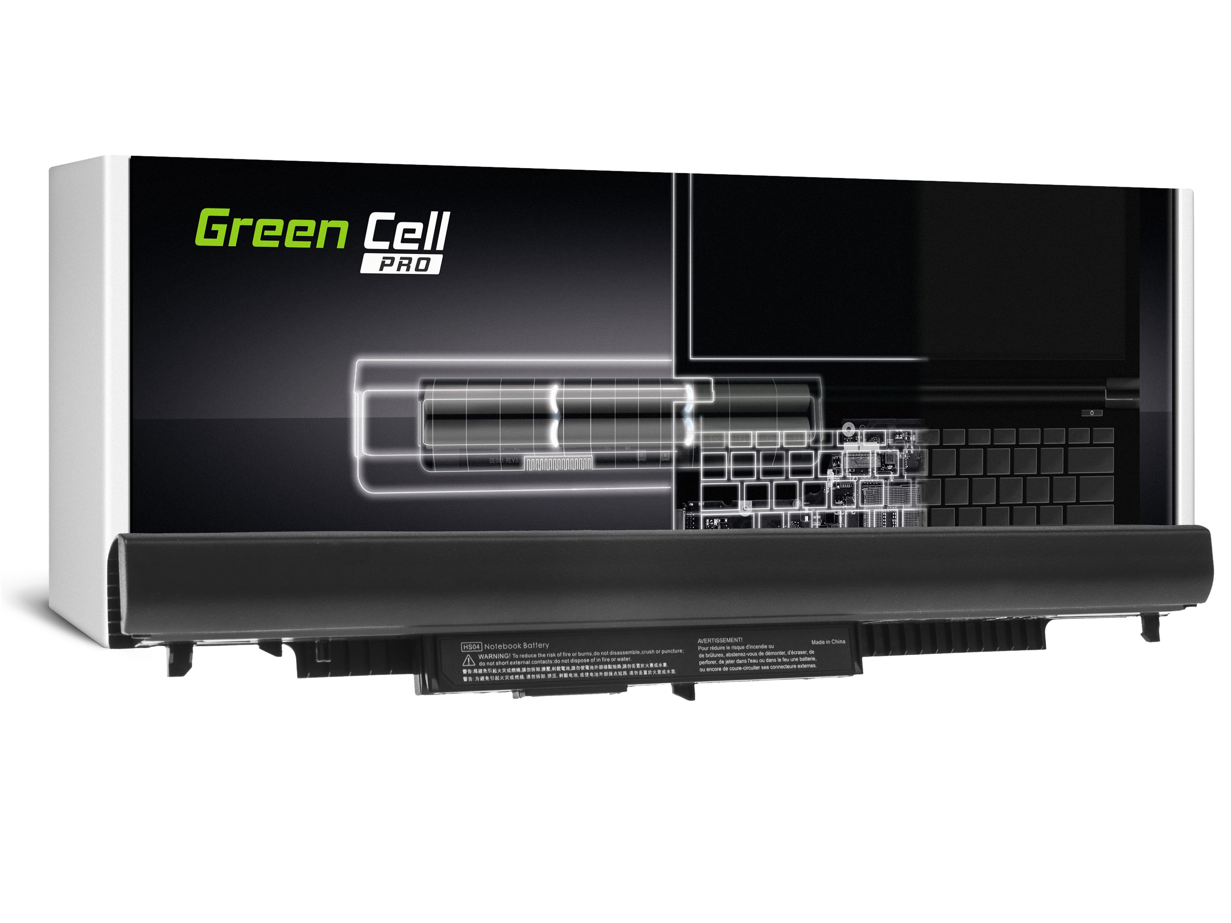 Green Cell PRO laptop batteri til HS04 HP 250 G4 G5 255 G4 G5, HP 15-AC012NW
