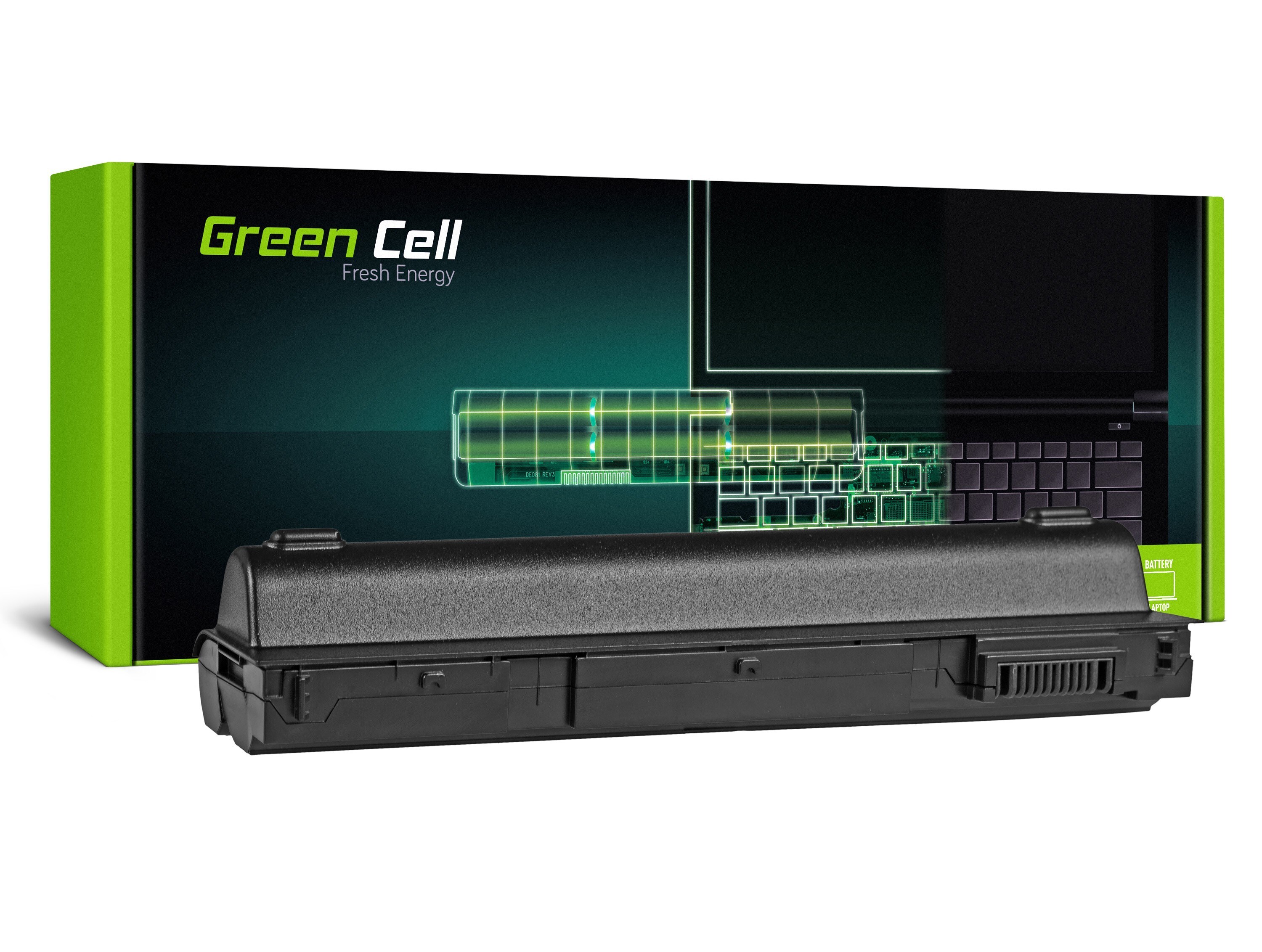 Green Cell laptop batteri til Dell Latitude E5520 E6420 E6520 E6530 / 11,1V 6600mAh
