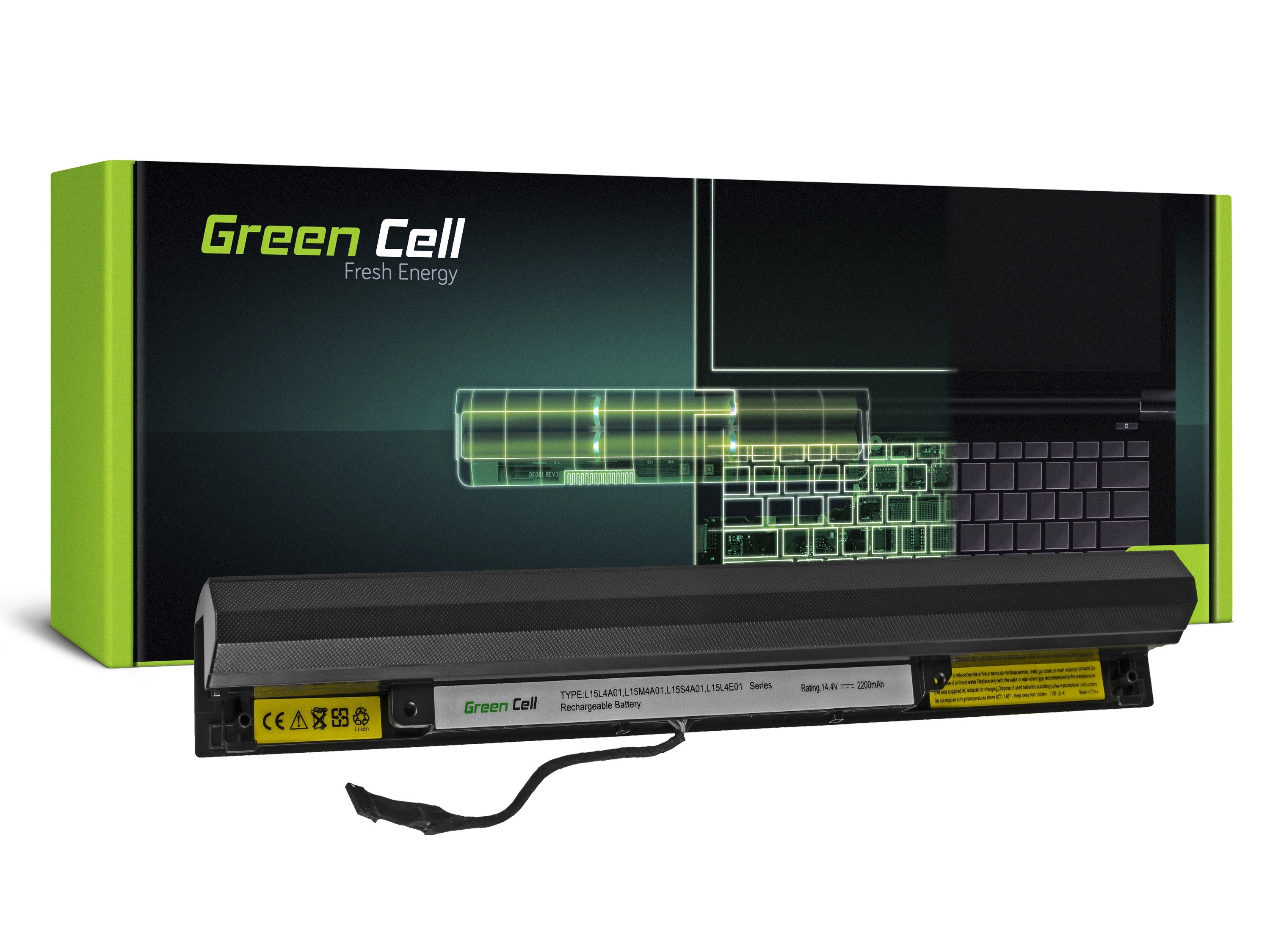 Green Cell laptop batteri til Lenovo B50-50 IdeaPad 100-14IBD 100-15IBD