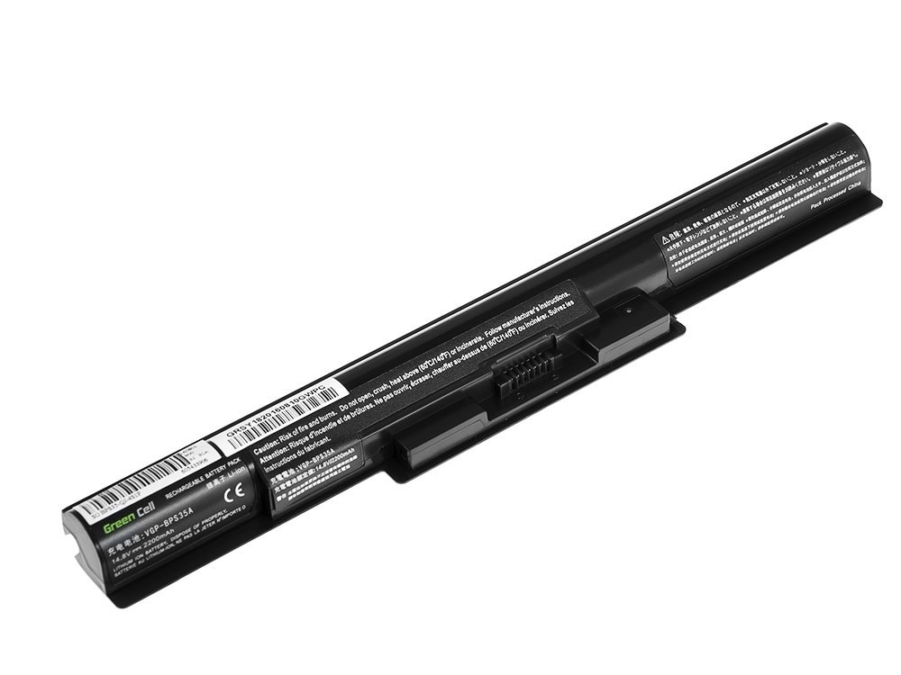 Green Cell laptop batteri til Sony Vaio SVF14 SVF15 Fit 14E 15E / 14,4V 2200mAh
