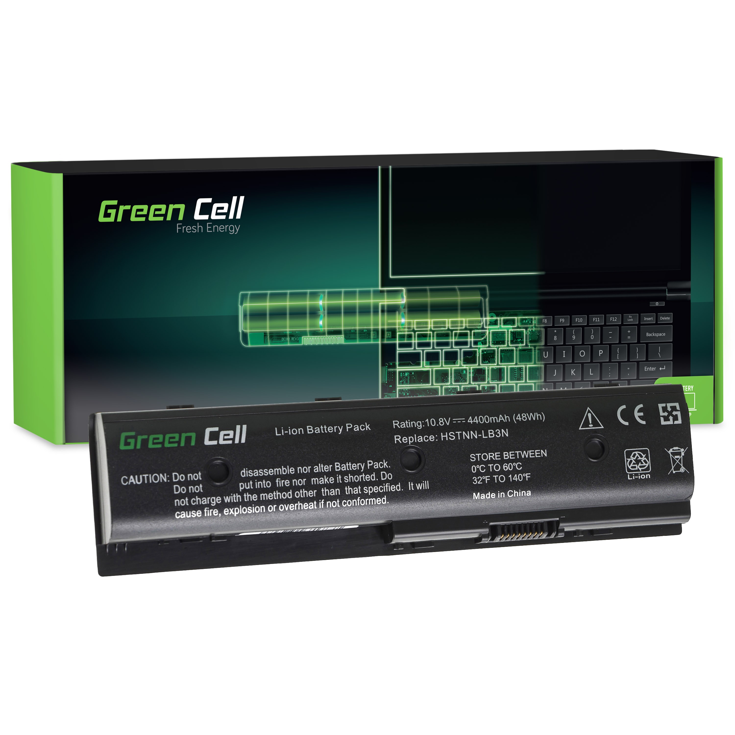 Green Cell laptop batteri til HP Pavilion DV6-7000 DV7-7000 M6 / 11,1V 4400mAh