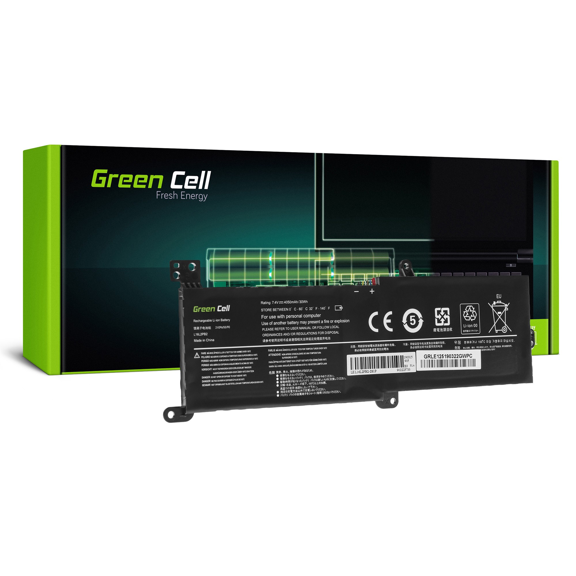 Green Cell laptop batteri til Lenovo IdeaPad 320-14IKB 320-15ABR 320-15AST
