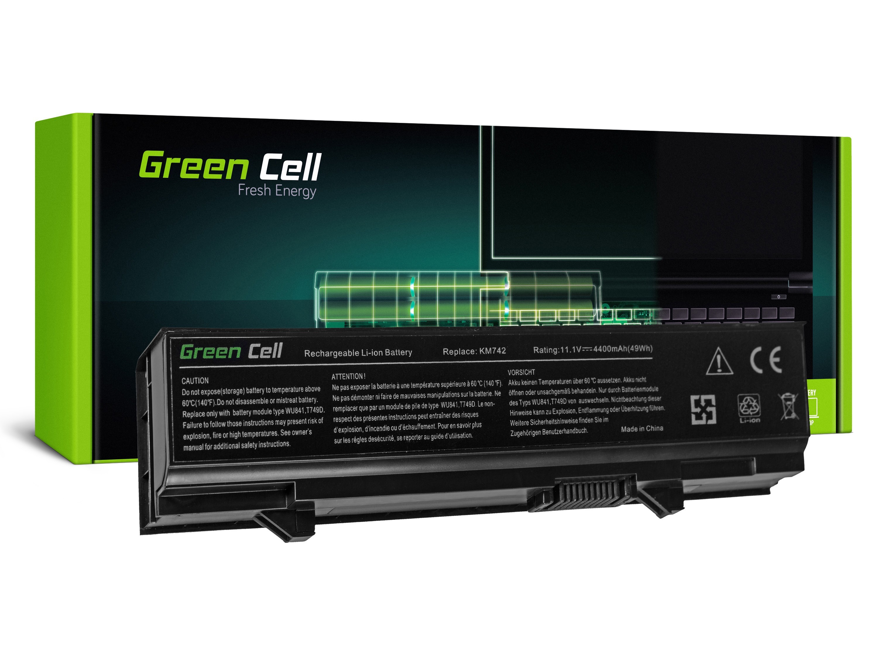 Green Cell laptop batteri tll Dell Latitude E5400 E5410 E5500 E5510