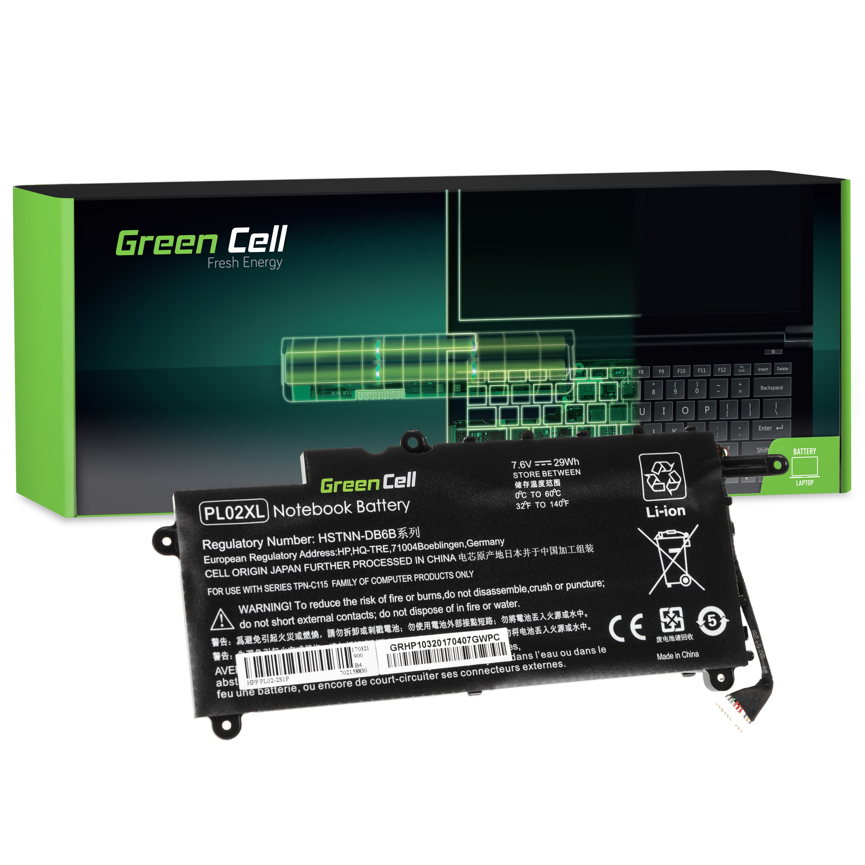 Green Cell laptop batteri til HP Pavilion x360 11-N HP x360 310 G1