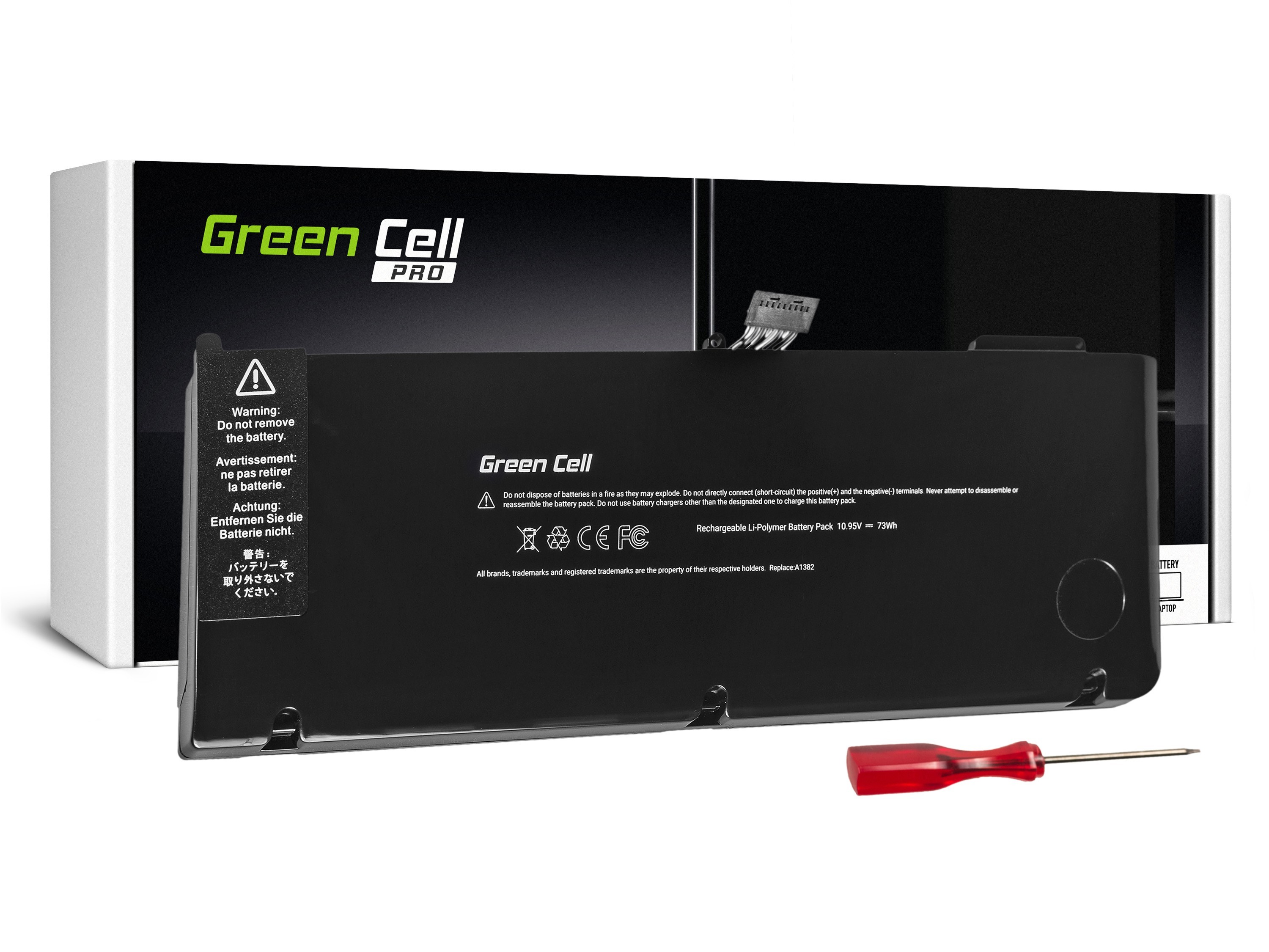 Green Cell PRO laptop batteri til Apple Macbook Pro 15 A1286 2011-2012