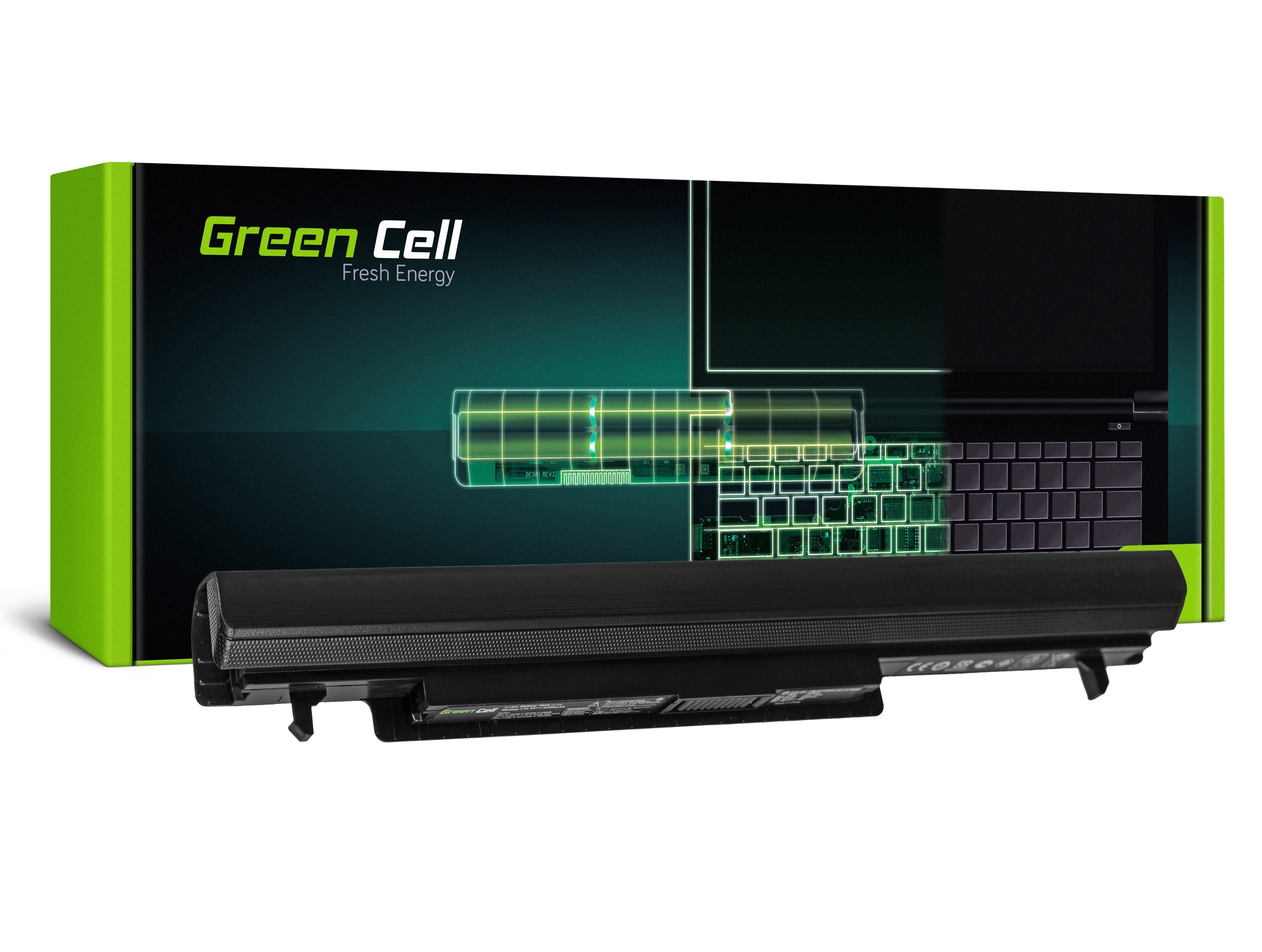 Green Cell laptop batteri til Asus A32-K56 A46 A56 K46 K56 S56 / 14,4V 2200mAh